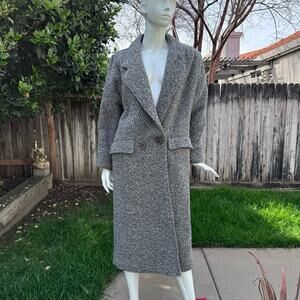 Vtg 70's Mar Lo by Armand Cymbalist Canada Union Made Long Women's Reefer Coat